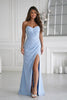  Long dress model 232795 Bicotone 