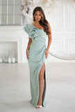  Long dress model 232802 Bicotone 