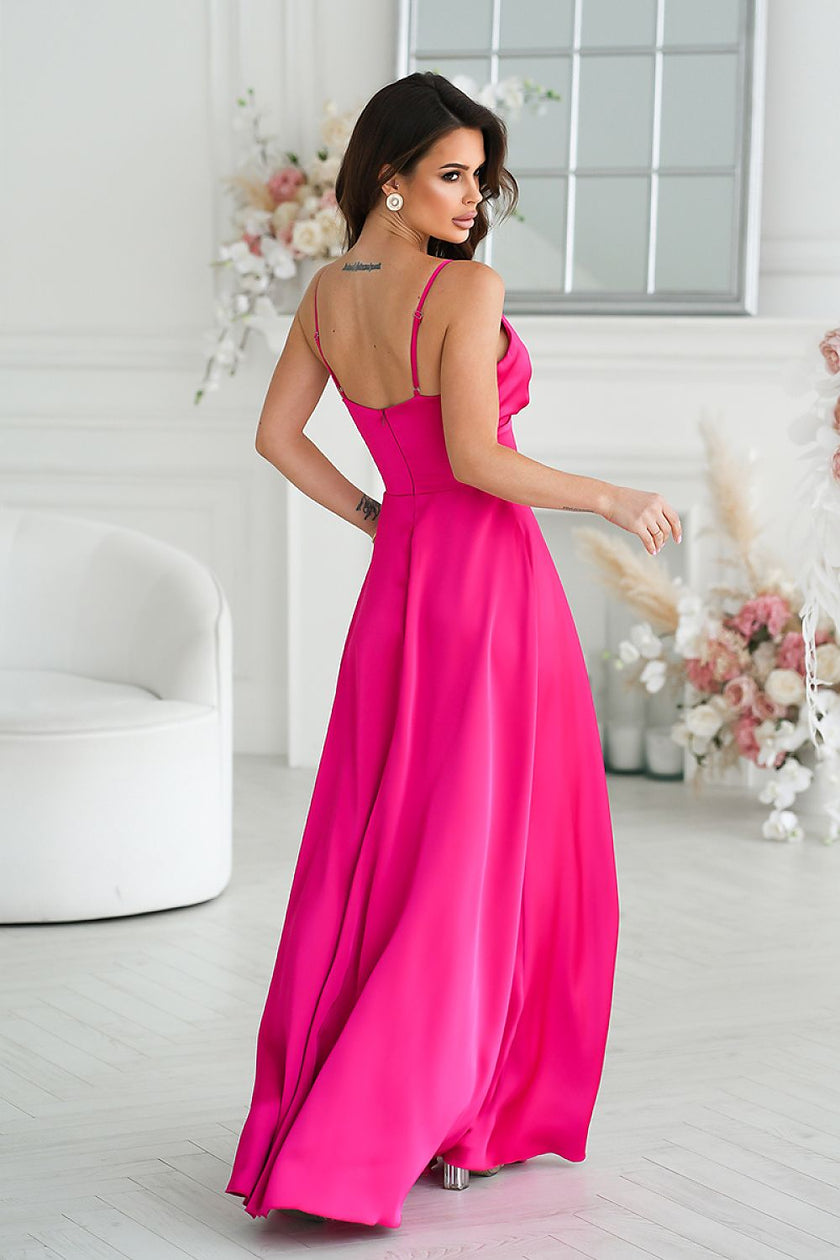  Long dress model 232803 Bicotone 