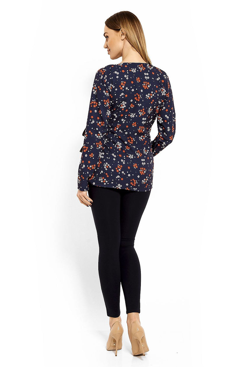  Maternity blouse model 113244 PeeKaBoo 