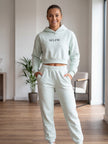 Σετ Crop Hoodie & Φόρμας | Παστέλ Φόρμα σε 3 Χρώματα